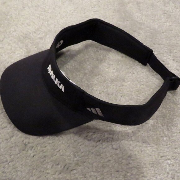 Adidas One Size Fits Most Unisex Black Visor Adjustable Backstrap - Picture 10 of 12